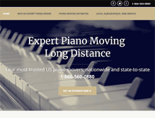 Tablet Screenshot of movingpianos.com